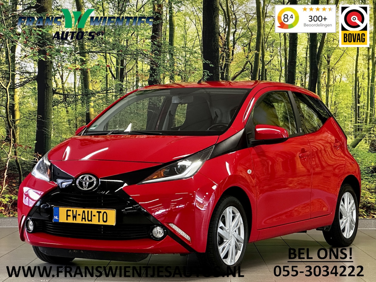 Toyota Aygo - 1.0 VVT-i x-now | Cruise Control | Airconditioning | Achteruitrijcamera | Bluetooth | USB - AutoWereld.nl