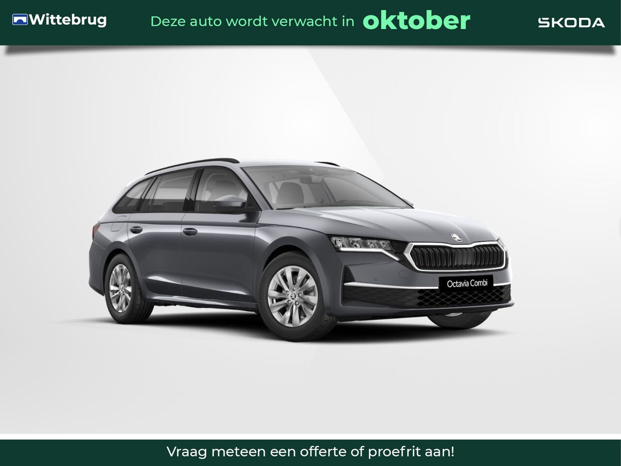 Skoda Octavia Combi - 1.5 TSI Edition Stoelverwarming vóór / Verwarmbare voorruit / Verwarmbaar stuurwiel - AutoWereld.nl