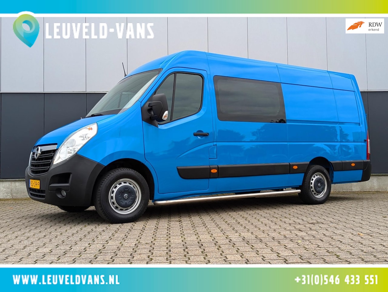 Opel Movano - 2.3 BiTurbo L3H3 163PK DUBBELCABINE CLIMATE CARPLAY CAMERA 1E EIGENAAR - AutoWereld.nl