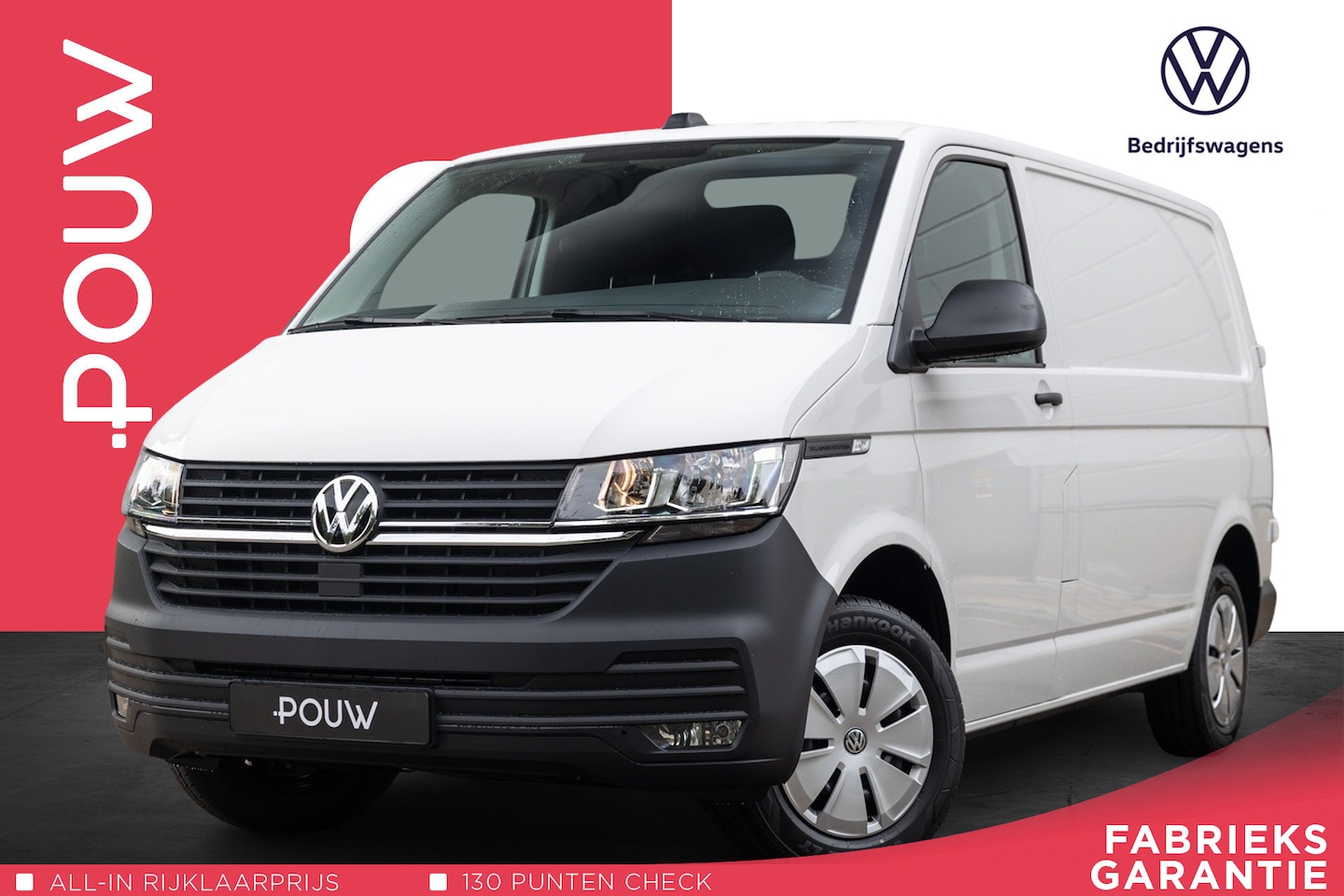 Volkswagen Transporter - 2.0 TDI 110pk L1H1 28 | Achteruitrijcamera | Cruise Control | Apple Carplay & Android Auto - AutoWereld.nl