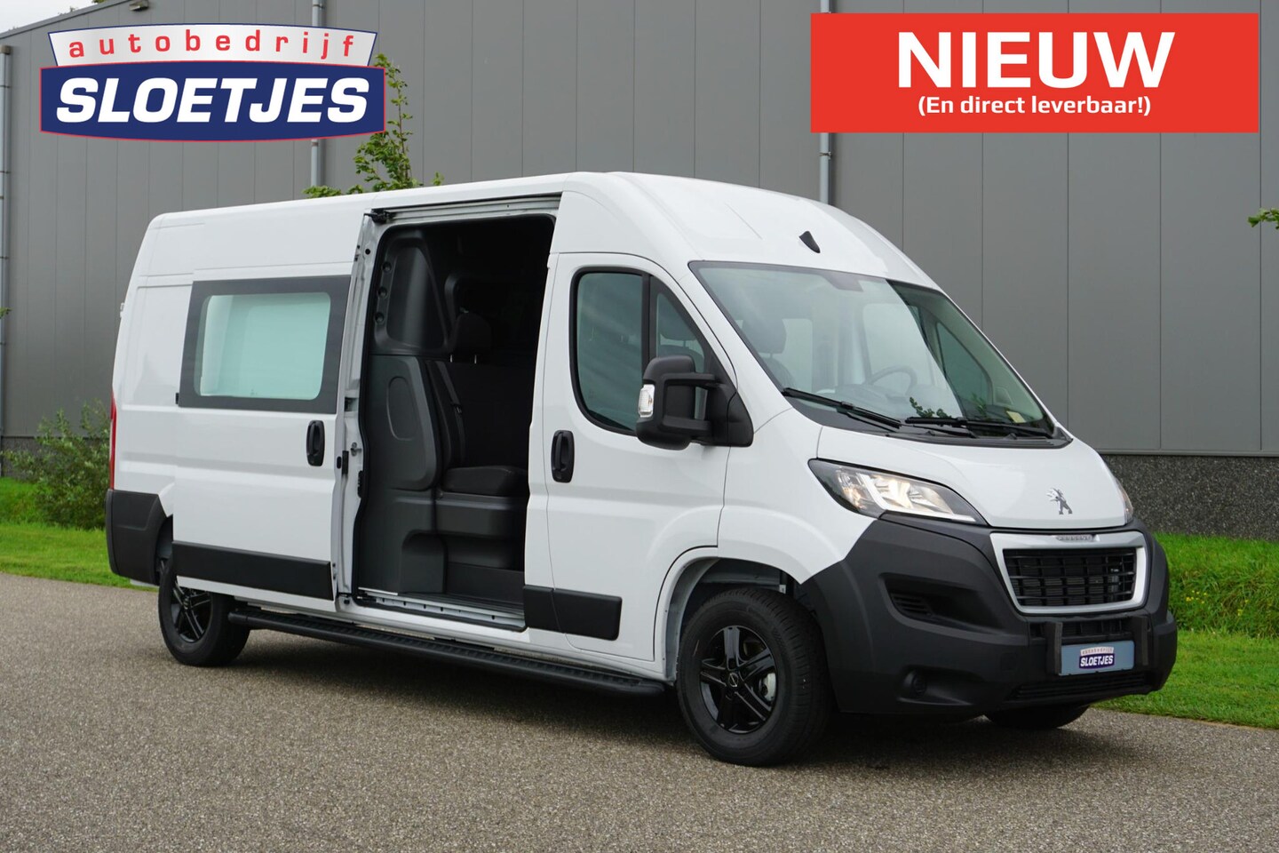 Peugeot Boxer - 335 2.2 BlueHDi 140 L3H2 Premium DC Dubbele cabine |6-persoons |Airco |Camera |Cruise |350 - AutoWereld.nl