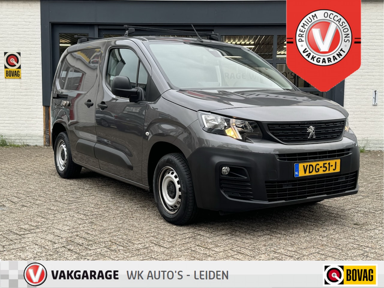 Peugeot Partner - 1.5 BlueHDI Asphalt - Dakdragers - Apple Carplay - Gate lock - AutoWereld.nl