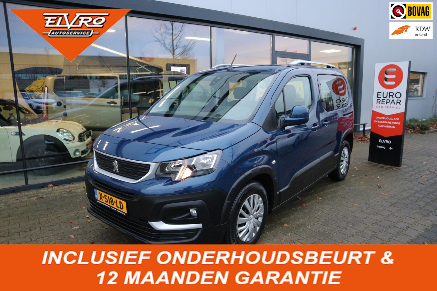 Peugeot Rifter - 1.2 Puretech Active NAVI AIRCO CRUISE TREKHAAK DAB+ PDC!! - AutoWereld.nl