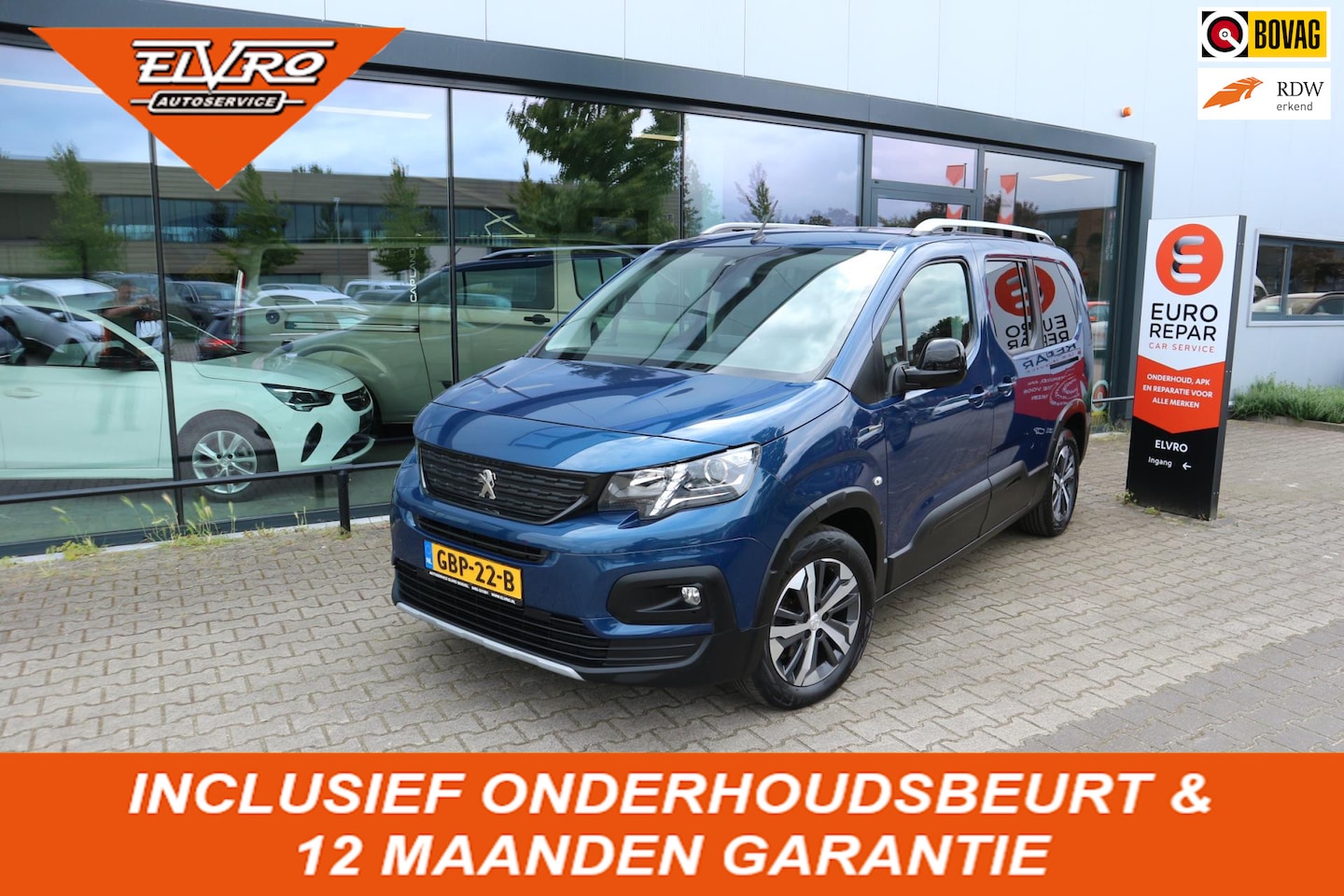 Peugeot Rifter Long - 1.2 Puretech Long GT-Line 7 PERSOONS NAVI CLIMA KEYLESS TREKHAAK RIJKLAARPRIJS!! - AutoWereld.nl