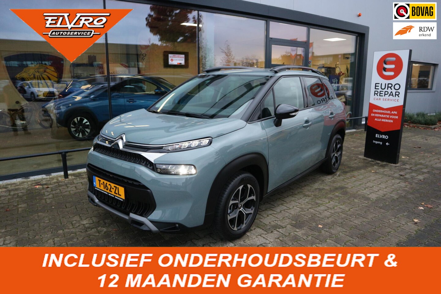 Citroën C3 Aircross - 1.2 PureTech Shine NAVI CLIMA LEDER PDC STOELVERW LMV ALL-SEASON!! - AutoWereld.nl