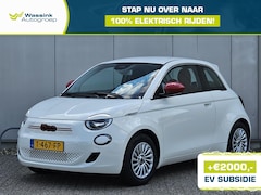 Fiat 500e - 42kWh Red | Airco | Navigatie | Voorraadvoordeel