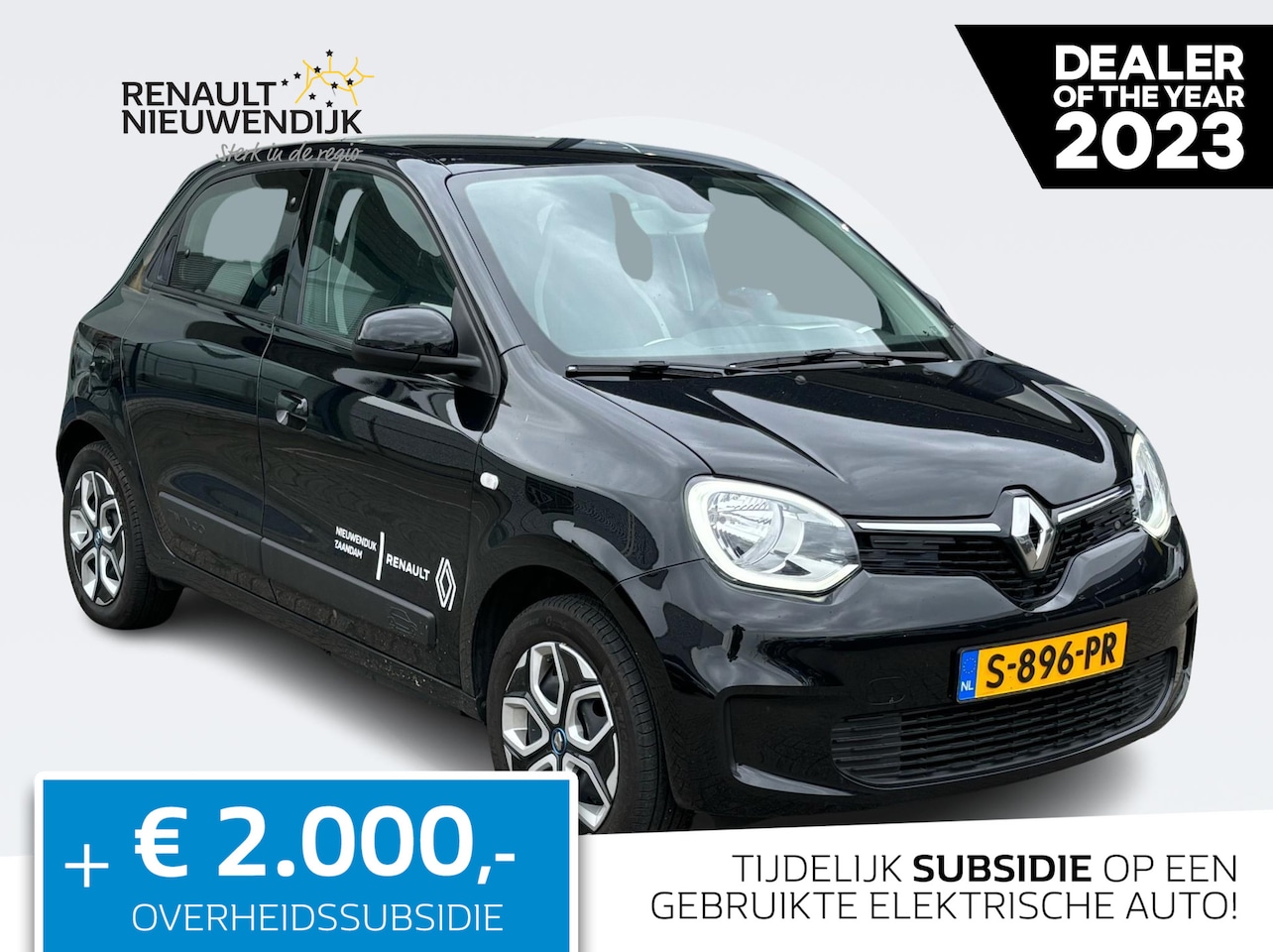 Renault Twingo Z.E. - R80 Collection AUTOMAAT / DAB+ RADIO / PARKEERSENSOREN / CLIMATE CONTROL / NAVIGATIE INCL. - AutoWereld.nl