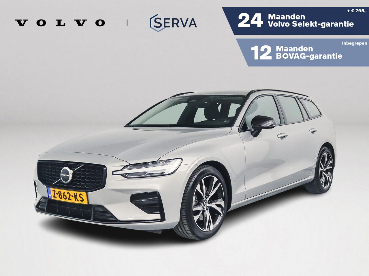 Volvo V60 - B4 Plus Dark | Leder | Trekhaak | Driver Assist - AutoWereld.nl