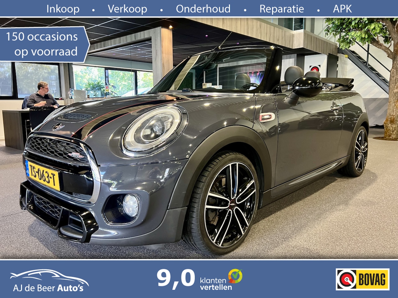 MINI Cabrio - Mini 2.0 Cooper S Chili Serious Business JCW | HUD | Camera | Vol optie - AutoWereld.nl