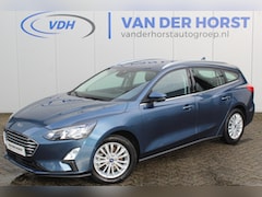 Ford Focus Wagon - 1.0-125pk EcoBoost Mild-hybrid Titanium. Mooie, ruime, luxe en comfortabele Focus wagon. V