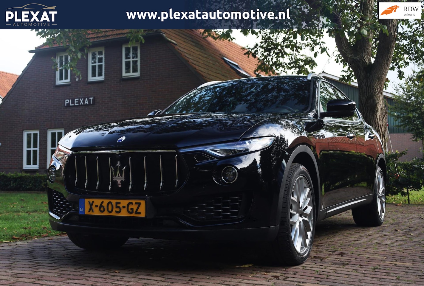 Maserati Levante - 3.0 V6 D AWD GranLusso Aut. | Panorama | Soundbox | Dodehoekbewaking | Adaptieve Cruise | - AutoWereld.nl