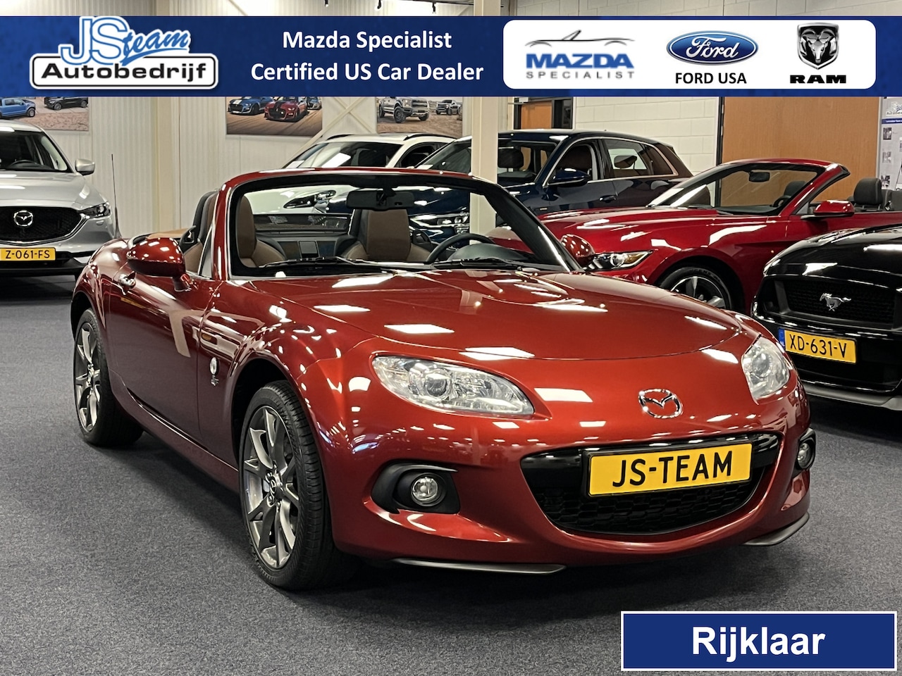 Mazda MX-5 - NC Roadster 1.8i Hanabi Limited Airco Leder Navi Cruise - AutoWereld.nl