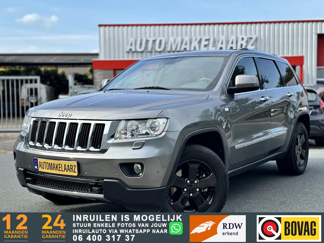 Jeep Grand Cherokee - 3.0 CRD Overl.Summit LEDER TREKHAAK - AutoWereld.nl