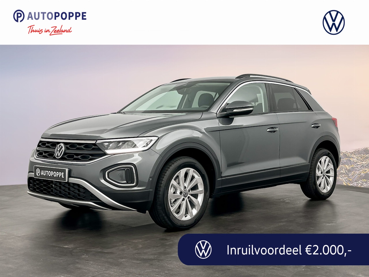 Volkswagen T-Roc - 1.0 TSI 116 6MT Life Edition | 'App-Connect' draadloze smartphone integratie | 'App-Connec - AutoWereld.nl