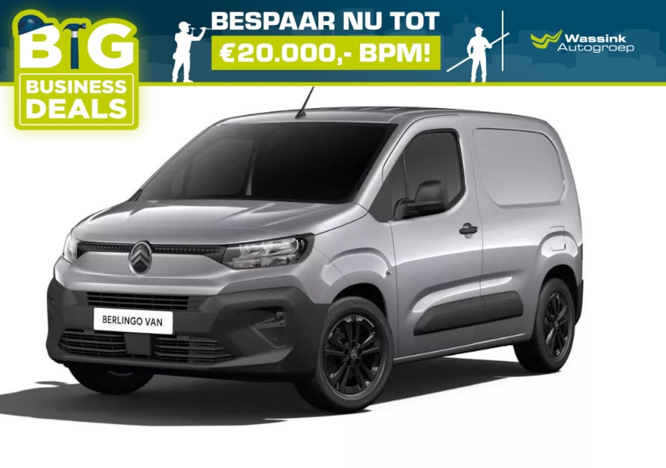 Citroën Berlingo - GB 1.5 BlueHDi 130pk S&S EAT8 L1 | Pakket Comfort Connect | Pakket Look | Houtenvloer laad - AutoWereld.nl