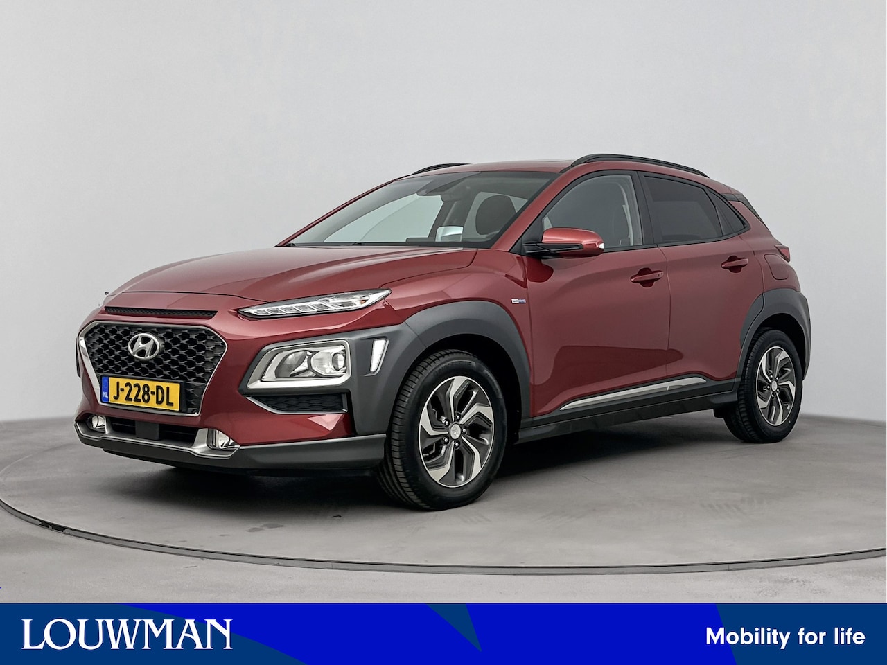 Hyundai Kona - 1.6 GDI HEV Fashion | Elektrisch glazen schuif-/kanteldak | - AutoWereld.nl