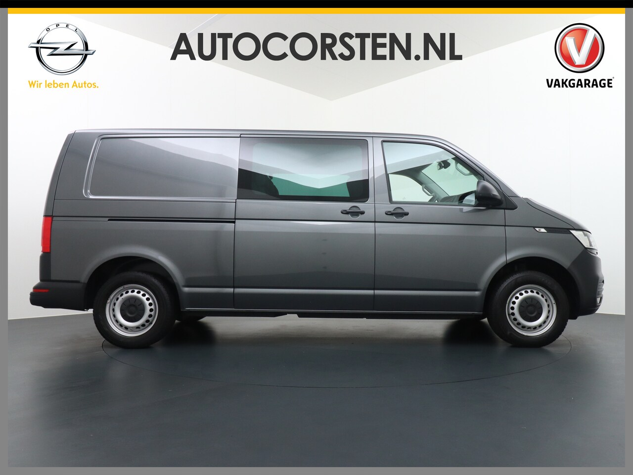 Volkswagen Transporter - T6.1 D.C.2.0 TDI L2H1 30 Dubbele Cabine Apple Carplay Android Mirror Link APP-Connect EURO - AutoWereld.nl