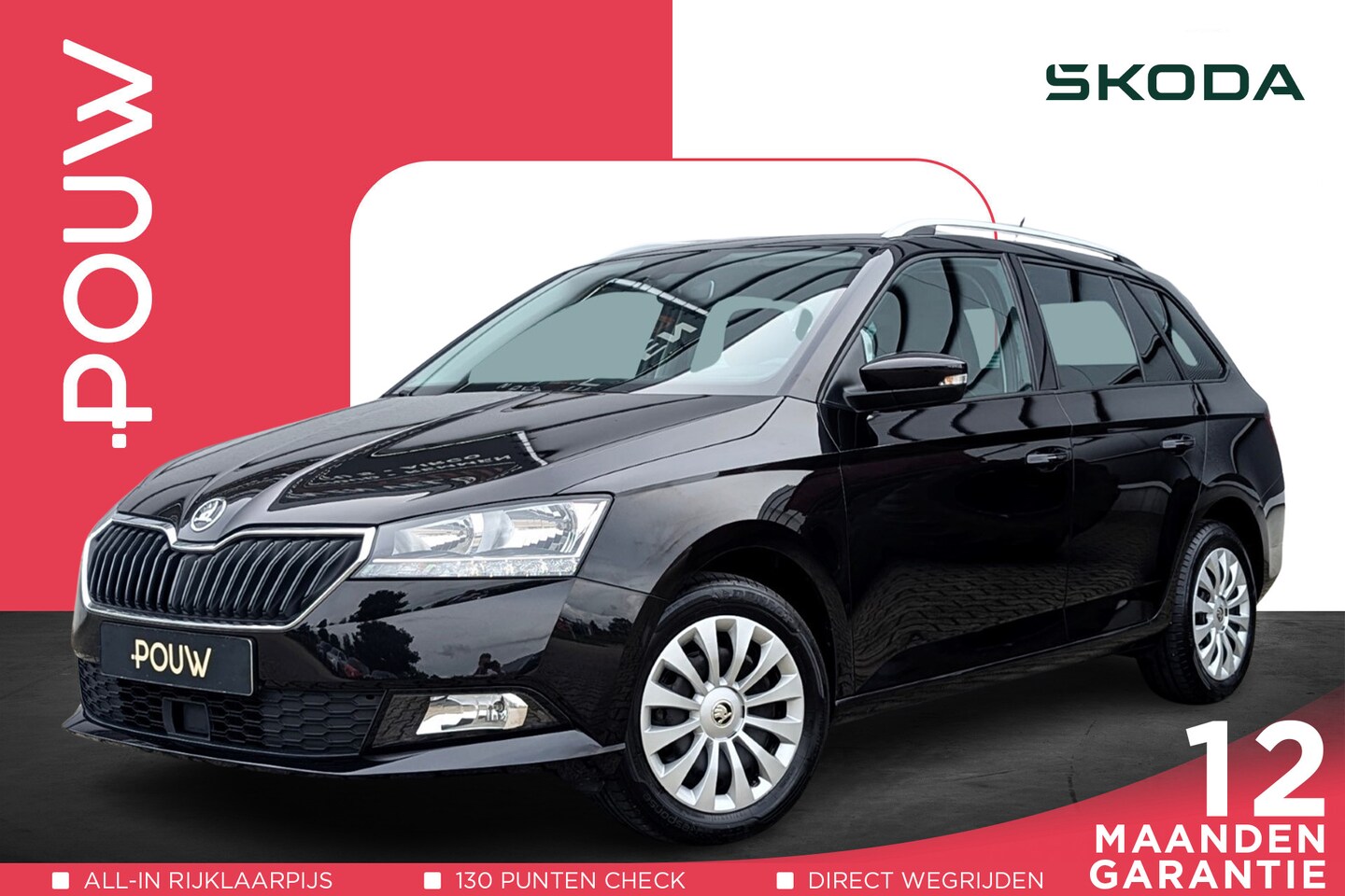 Skoda Fabia Combi - 1.0 TSI 95pk Ambition | Smartlink Navigatie | Climate Control | PDC Achter - AutoWereld.nl