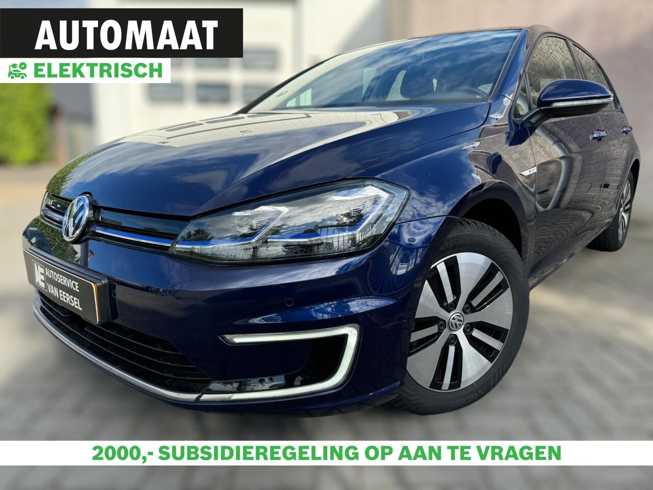 Volkswagen e-Golf - 1E EIGENAAR / ACC / WARMTEPOMP / BTW / ECC / PDC / CARPLAY / NAVIGATIE MET NAVIREM - AutoWereld.nl