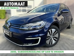 Volkswagen e-Golf - 1E EIGENAAR / ACC / WARMTEPOMP / BTW / ECC / PDC / CARPLAY / NAVIGATIE MET NAVIREM