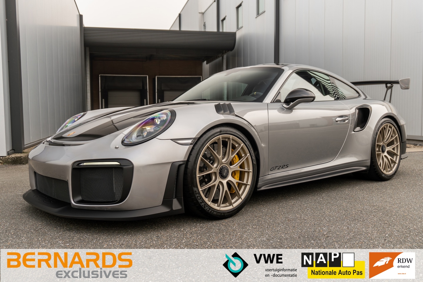 Porsche 911 - 991.2 GT2 RS - Weissach - GT Silver - Porsche Approved - AutoWereld.nl