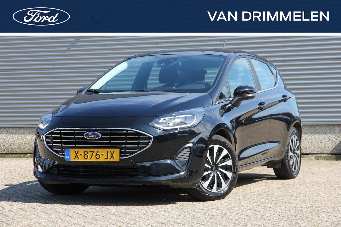 Ford Fiesta - 1.0 EcoBoost Hybrid 125pk Titanium 'Agate Black Metallic' - AutoWereld.nl