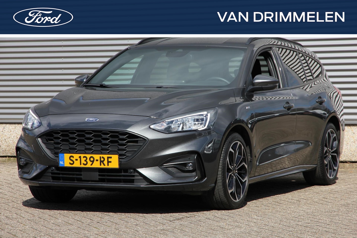 Ford Focus Wagon - 1.0 EcoBoost Hybrid 155pk ST Line Business 'Magnetic Grey' - AutoWereld.nl