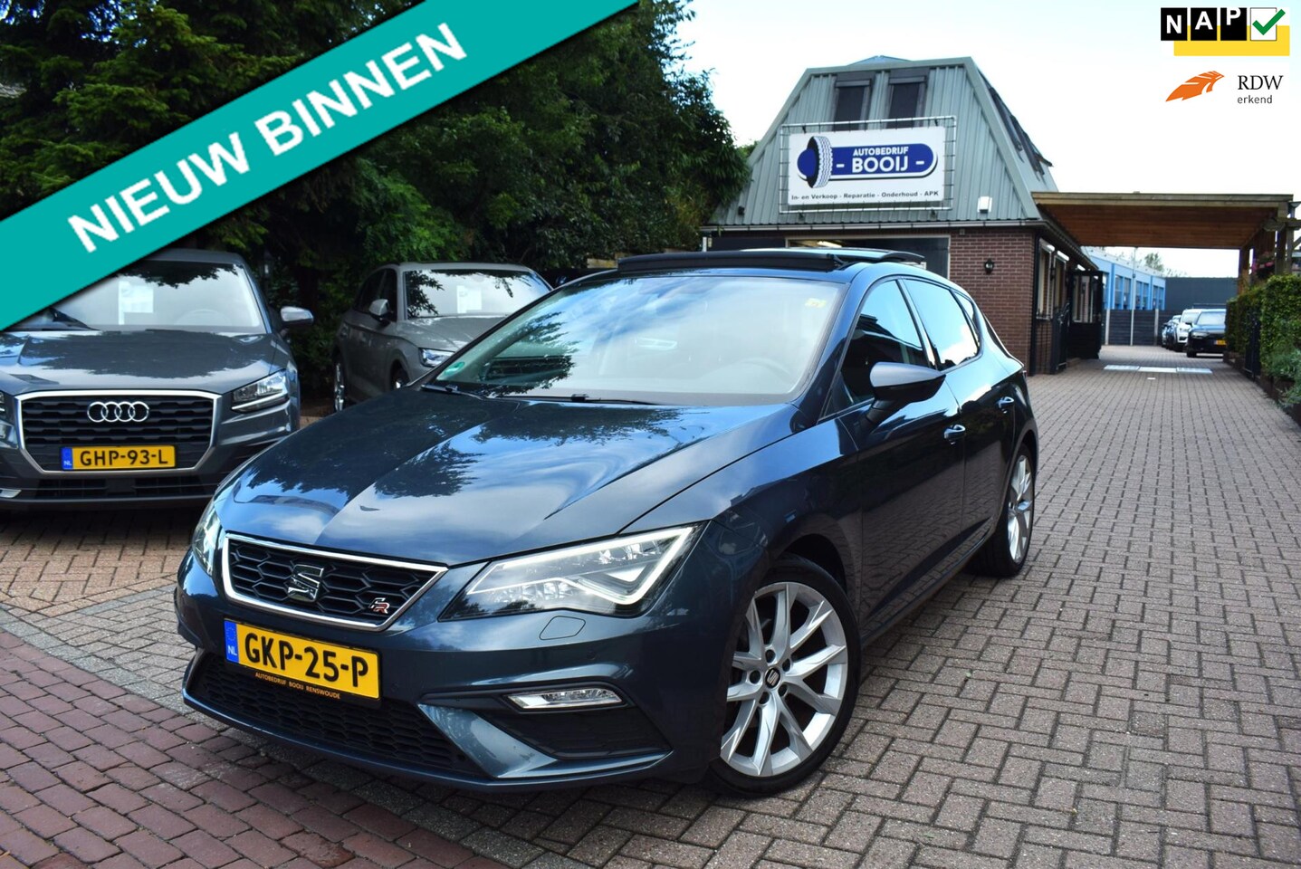 Seat Leon - 1.5 TSI FR NAVI/CRUISE/AIRCO-ECC/PANO DAK/PDC V+A/CARPLAY/XENON LED/BLUETOOTH/LMW 18 INCH/ - AutoWereld.nl