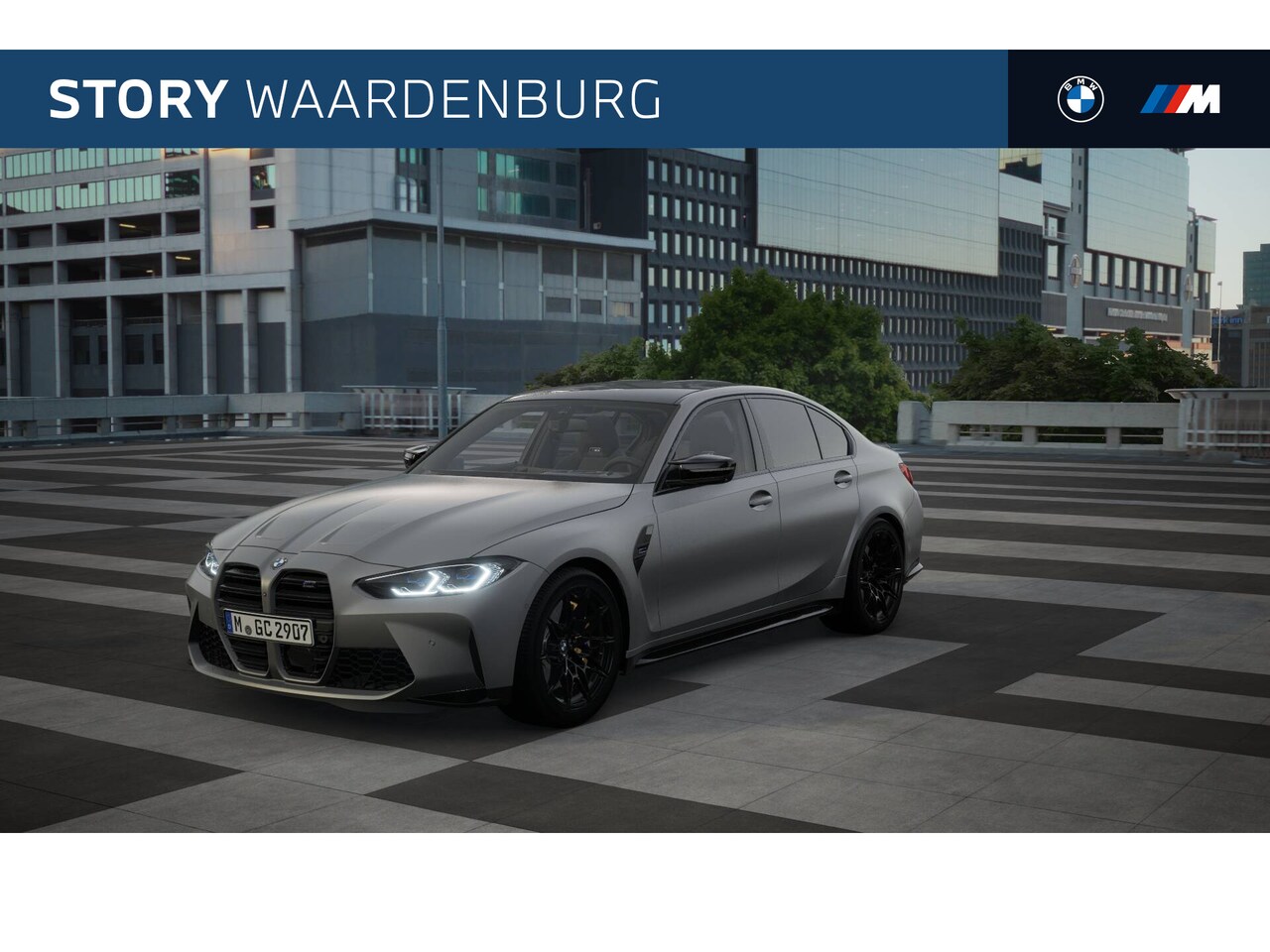 BMW M3 - 3-serie xDrive Competition Automaat / M Sportstoelen / Stoelverwarming / M Drive Professio - AutoWereld.nl