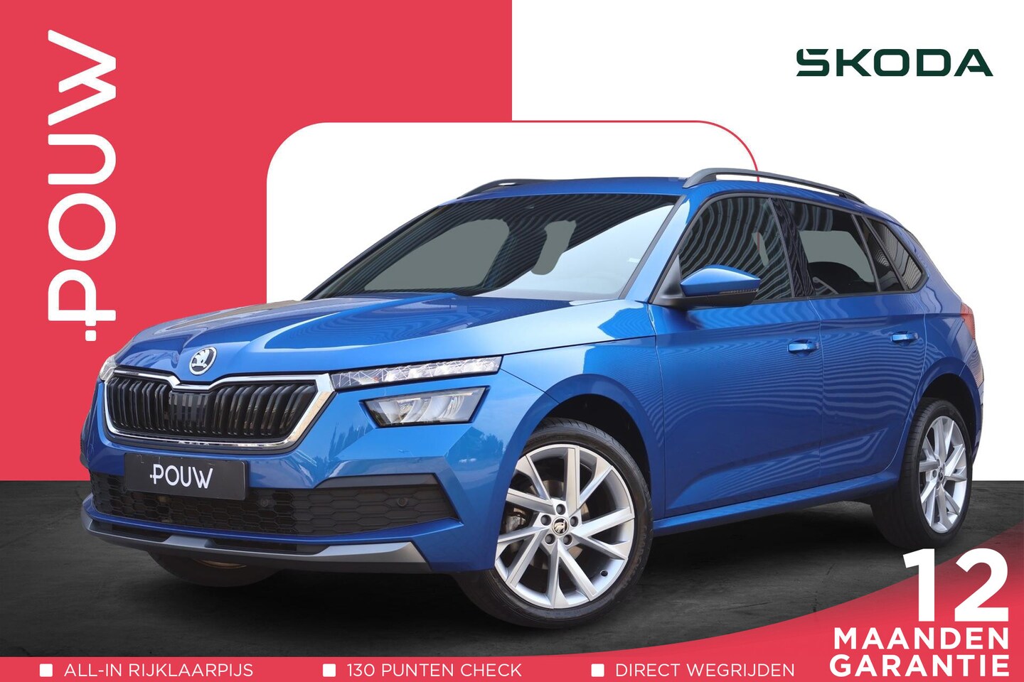 Skoda Kamiq - 1.0 TSI 115pk DSG Sport Business | Smartlink Navigatie | Parkeersensoren | Stoelverwarming - AutoWereld.nl