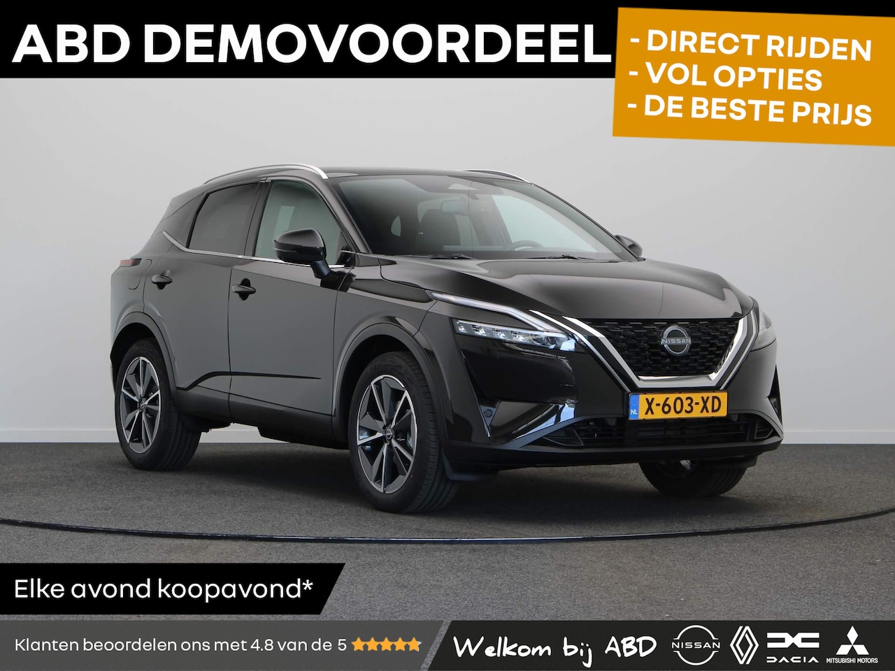 Nissan Qashqai - 140pk MHEV Tekna | DEMOVOORDEEL! | Panoramadak | Pro-Pilot | Automatische Kofferklep | 360 - AutoWereld.nl