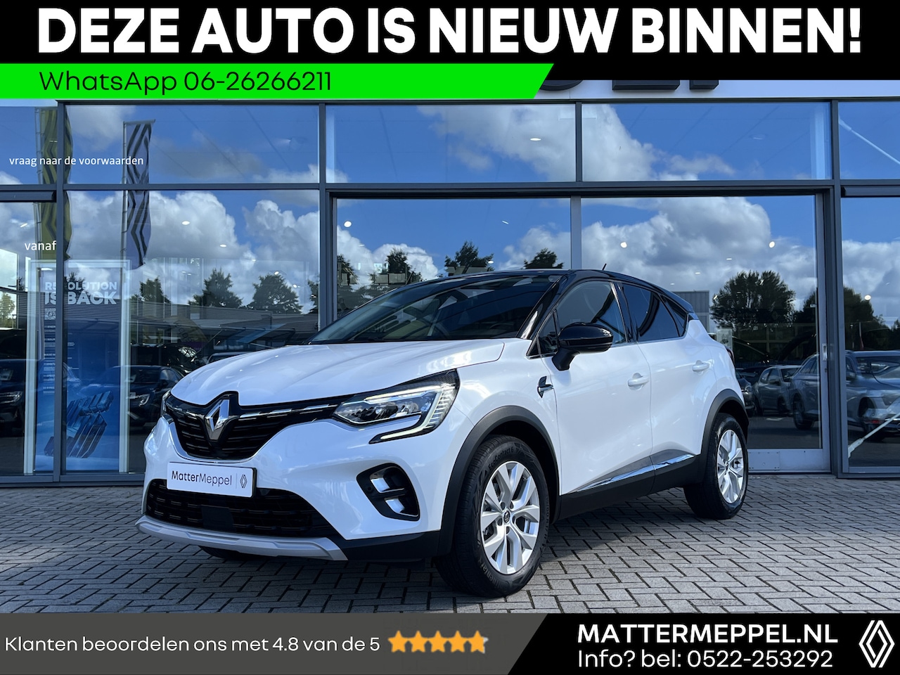 Renault Captur - TCe 100 Intens | Camera | Navi | Parkeersensoren V+A | Climate Control | - AutoWereld.nl