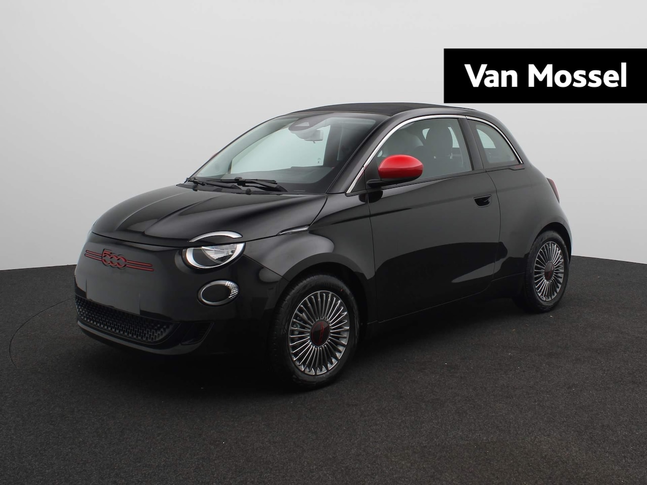 Fiat 500e - RED 24 kWh | Cabrio | Carplay draadloos | Climate Control | Lane Assist || VAN MOSSEL VOOR - AutoWereld.nl