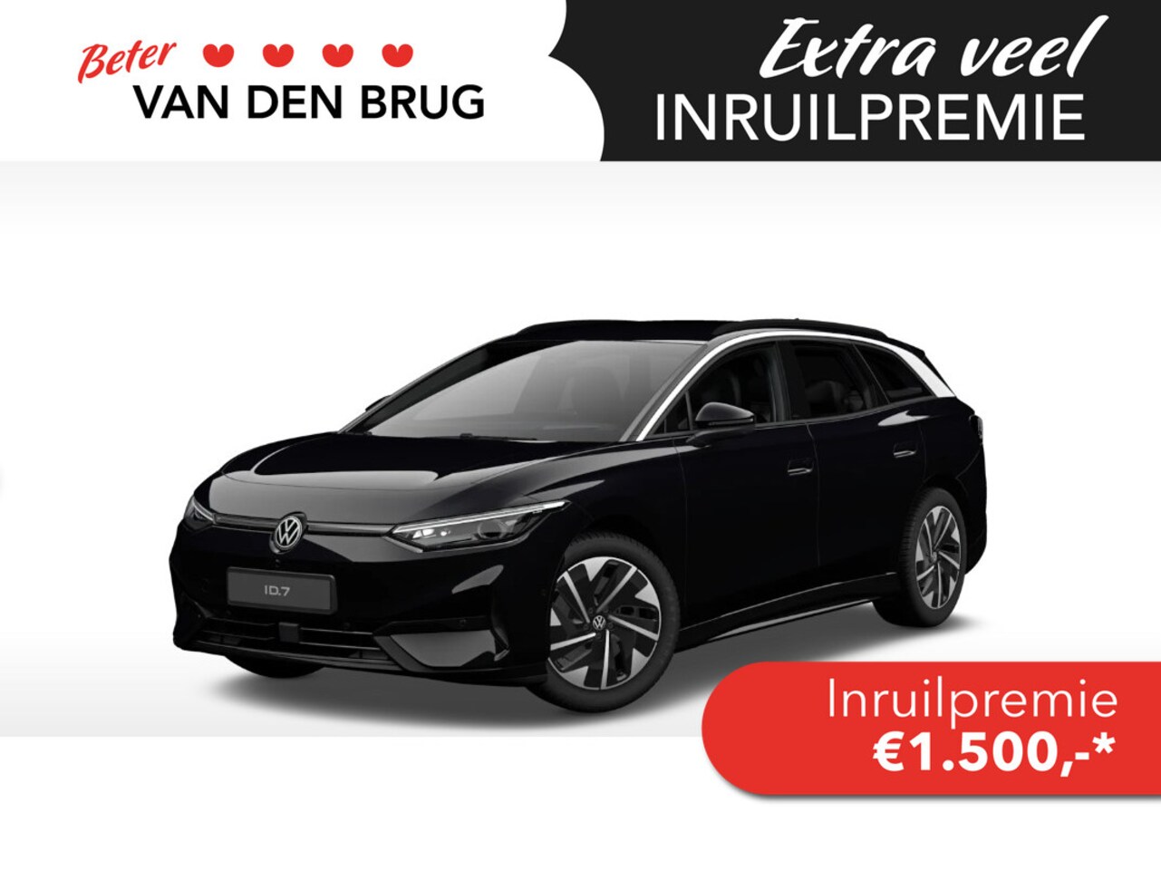 Volkswagen ID.7 Tourer - Pro Business 77 kWh | Led Matrix | Trekhaak | Headup display | 19" inch lm velgen | Keyles - AutoWereld.nl