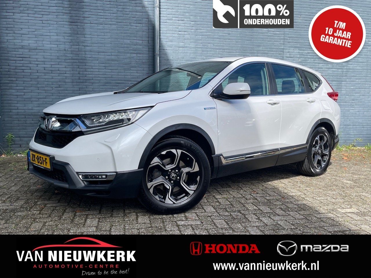 Honda CR-V - 2.0 HYBRID 184pk 2WD E-CVT Automaat Elegance | Navigatie & Carplay | Adaptieve Cruisecontr - AutoWereld.nl