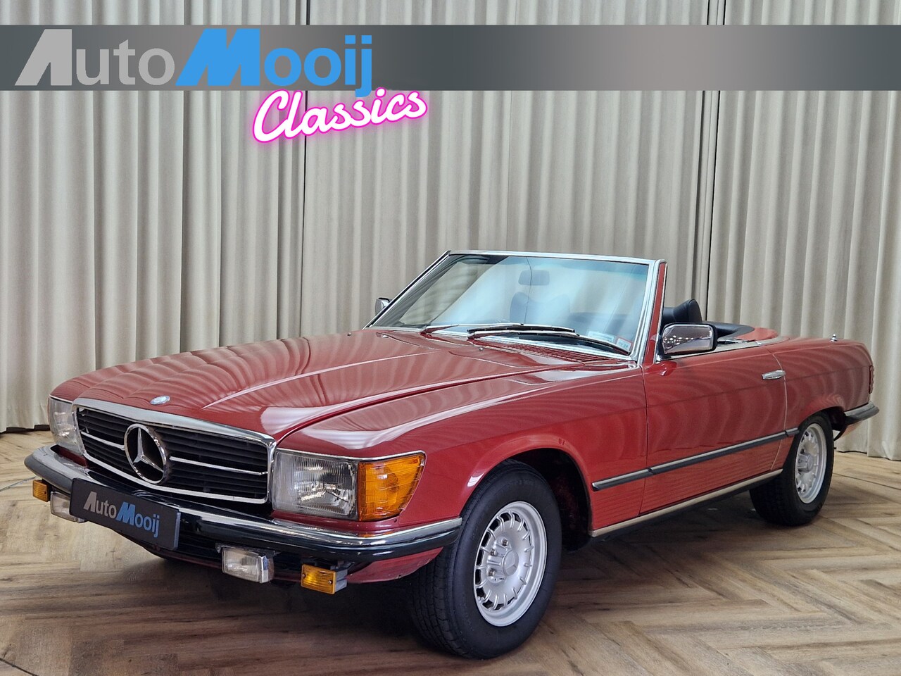 Mercedes-Benz SL-klasse Cabrio - 350 SL Roadster Cabriolet / Euro Model / Incl. Hardtop / 3,5L V8 Automaat / R107 / Zeer or - AutoWereld.nl