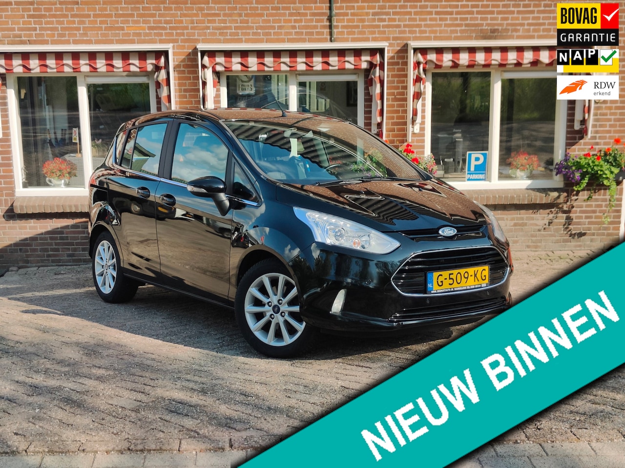 Ford B-Max - 1.6 TI-VCT Titanium Aut. Clima Cruise LMV PDC Tr. haak - RIJKLAAR - - AutoWereld.nl