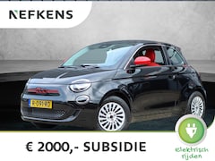 Fiat 500e - RED 42 kWh 3-fase (Direct rijden/Isofix/AppleCarPlay/Climate)