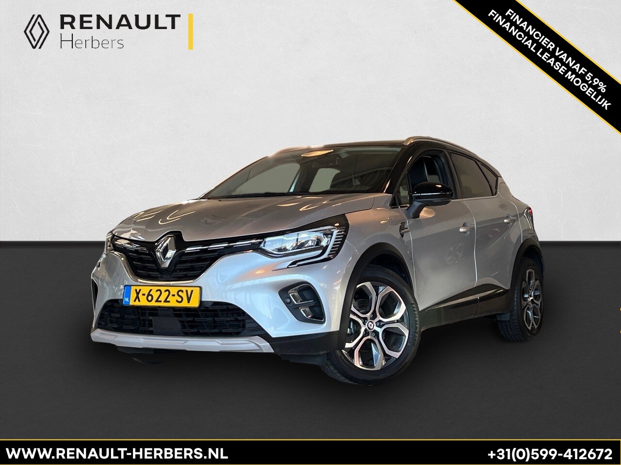 Renault Captur - 1.6 E-Tech Plug-in Hybrid 160 Intens CAMERA / 18 INCH / ROOFRAIL / FABRIEKSGARANTIE 04.202 - AutoWereld.nl