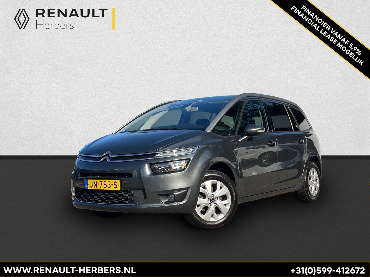 Citroën Grand C4 SpaceTourer - Grand Picasso 1.2 PureTech Business 7 PERSOONS / CAMERA / TREKHAAK / DISTR. RIEM VERVANGEN - AutoWereld.nl