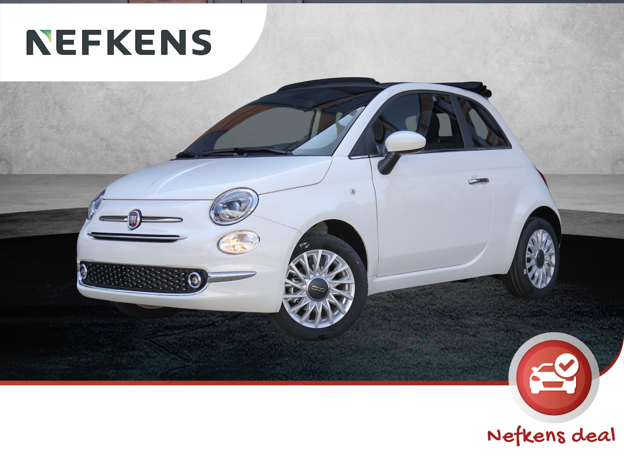 Fiat 500 C - 69pk Hybrid Dolcevita Finale (Direct rijden!!/Climate/AppleCarPlay/15"LMV Velg/7"scherm/NI - AutoWereld.nl