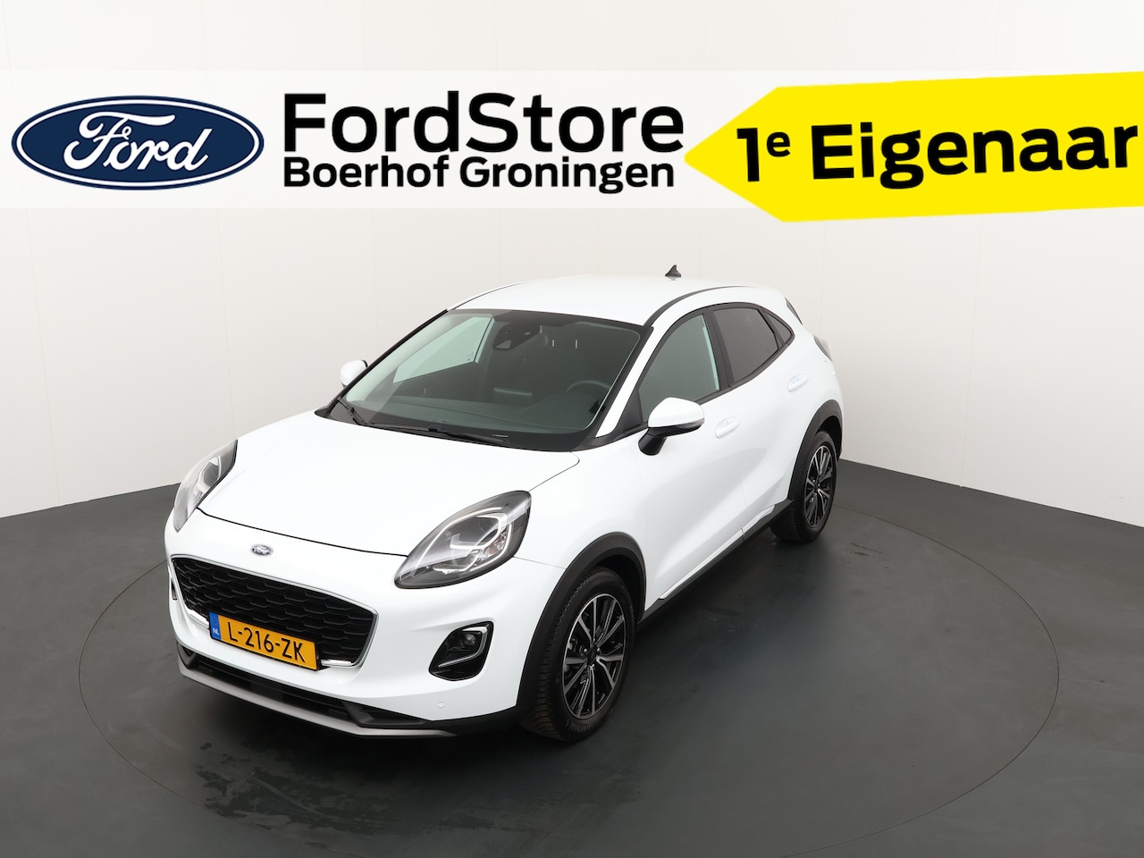 Ford Puma - EcoBoost Hybrid 125 pk Titanium | El. a. klep | Navi | LED | 4 seiz. banden | 1e eigenaar - AutoWereld.nl