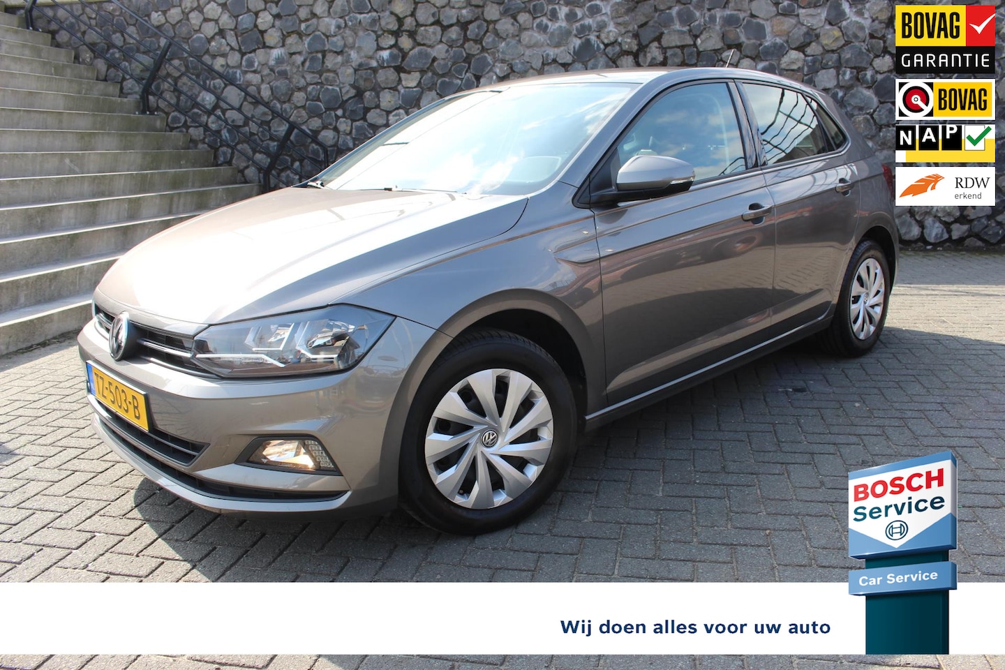 Volkswagen Polo - 1.0 TSI Comfortline adaptieve cruise control, carplay audio,4 electr ruiten - AutoWereld.nl