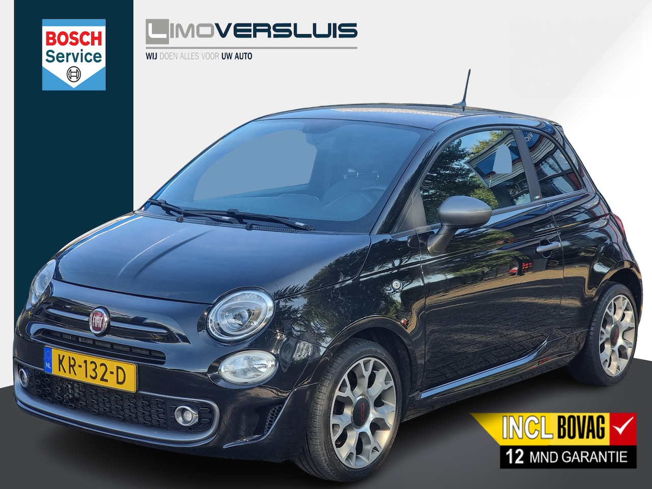 Fiat 500 - 0.9 TwinAir Turbo Sport | Navi | Armsteun 12 mnd BOVAG garantie Whatsapp 06-53188999 - AutoWereld.nl