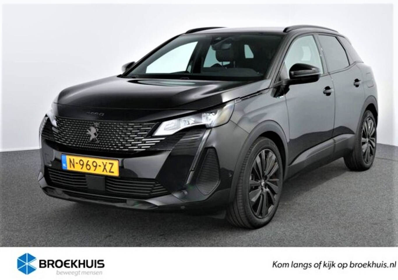 Peugeot 3008 - 1.6 HYbrid 225 GT Black Pack BNS | 360° cam | Navi | Massage st. | Adaptieve Cruise | AGR - AutoWereld.nl