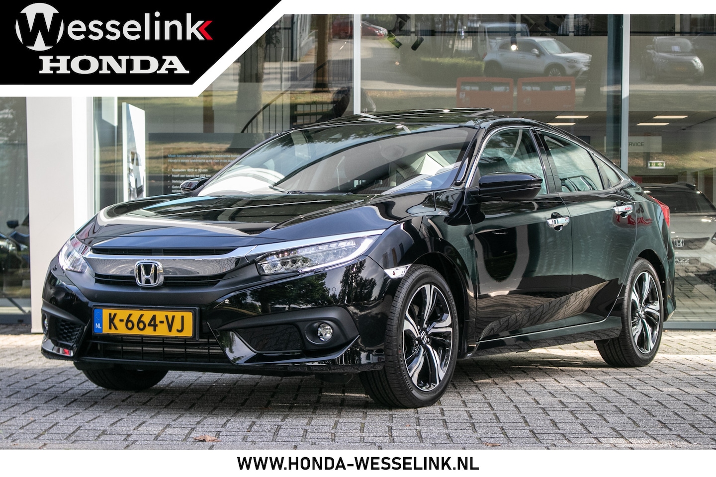 Honda Civic - 1.5T i-VTEC Executive Automaat - All in rijklaarprijs | Dealer ond. | Schuifdak | 12 mnd B - AutoWereld.nl