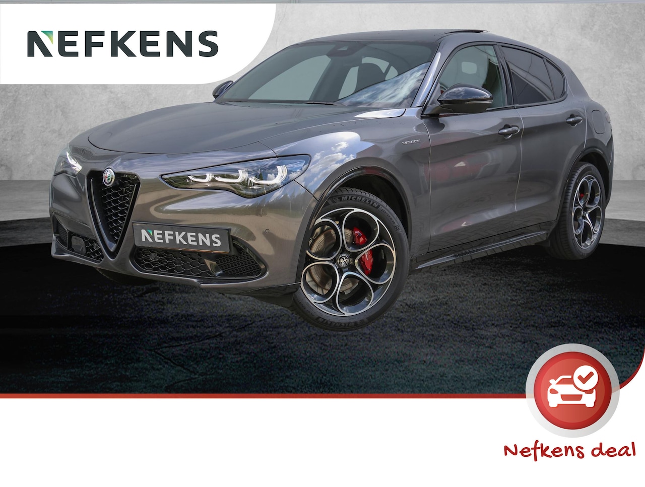 Alfa Romeo Stelvio - 280pk Turbo AWD Veloce (1ste eig./Glazendak/Adapt.Cruise/S.stoelen/Virt.Cockpit/Keyless/NL - AutoWereld.nl