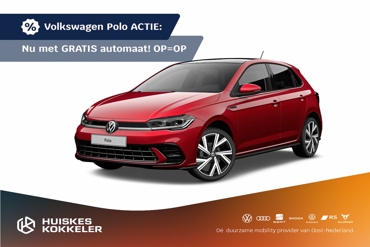 Volkswagen Polo - 1.0 TSI 95 7DSG R-Line Edition | 'App-Connect' draadloze smartphone integratie | Achterlic - AutoWereld.nl