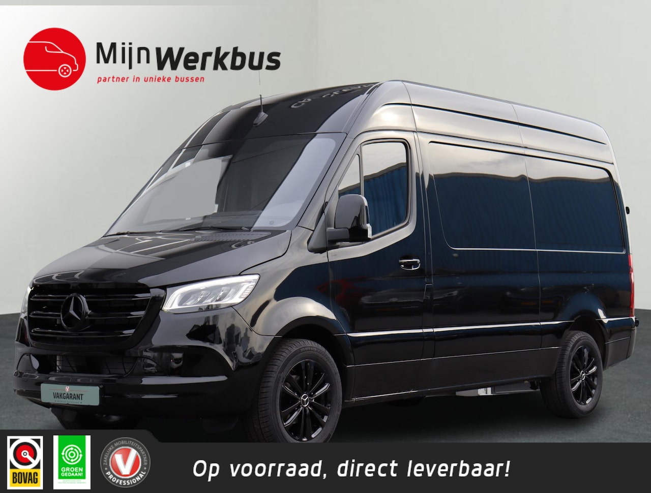 Mercedes-Benz Sprinter - 319 1.9 CDI L2H2 RWD LED,Geveerde Comfort Stoel Camera 10''Mbux Black edition!! - AutoWereld.nl