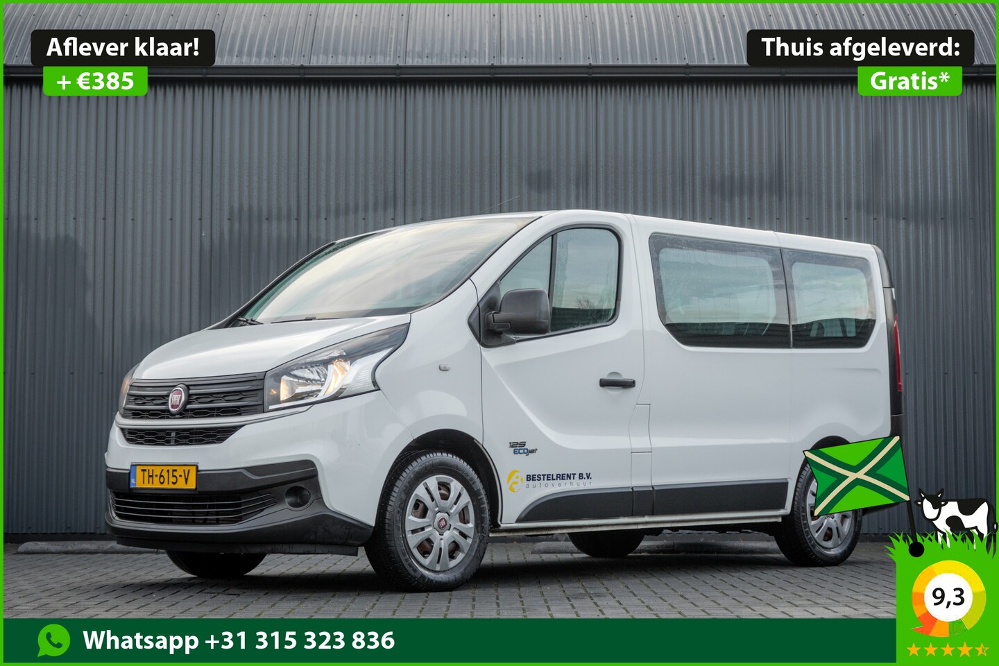 Fiat Talento - **1.6 MJ EcoJet L1H1 | Euro 6 | 9-Pers| Incl BTW&BPM | 126 PK | A/C | Cruise** - AutoWereld.nl